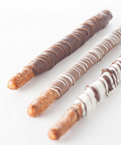 Chocolate Covered Pretzel Rods